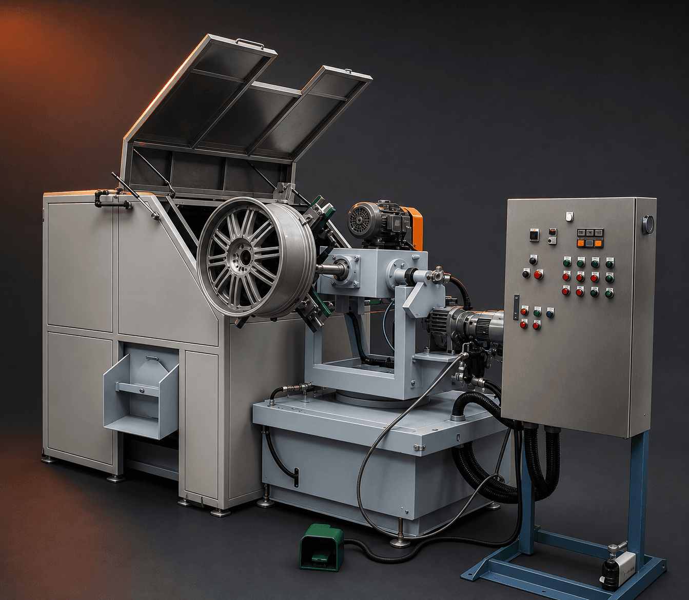 Wheel Finishing — Wheel Finishing Machine